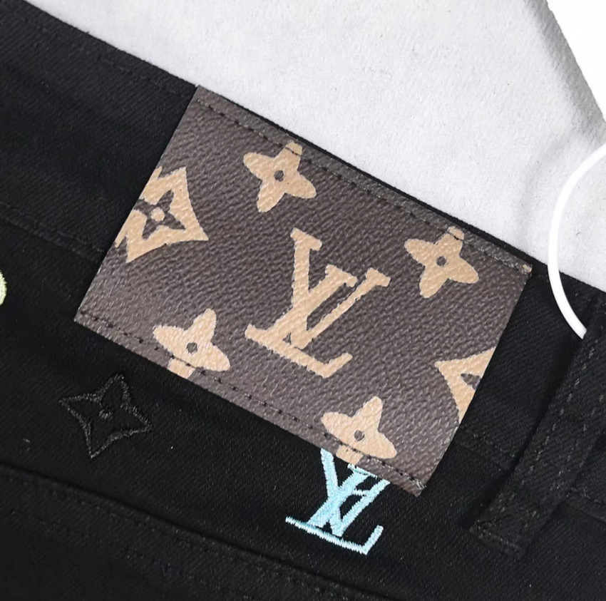 LV Shorts Jeans-001