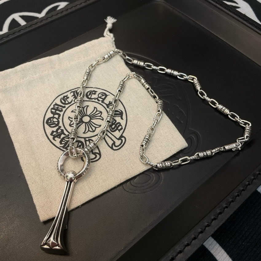 Ch*0me heart necklace-121