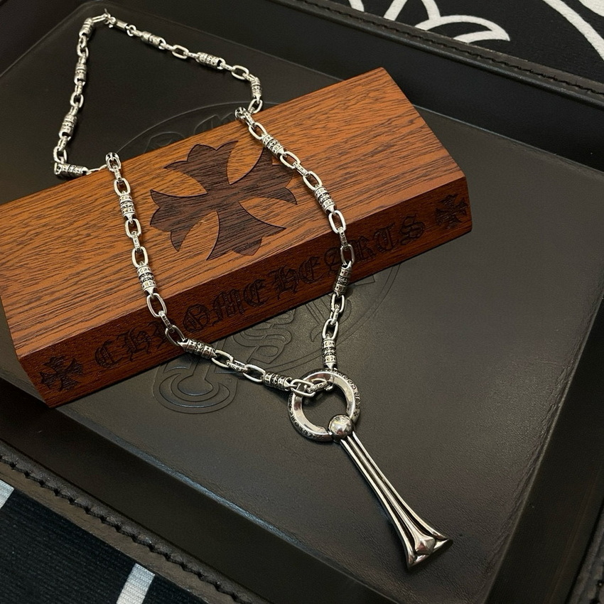 Ch*0me heart necklace-121