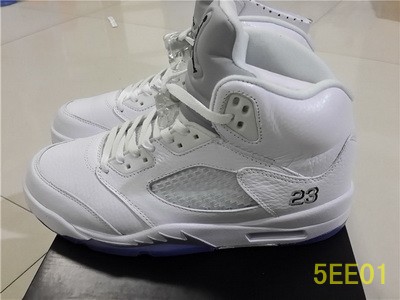 Air Jordan V White Metallic-004