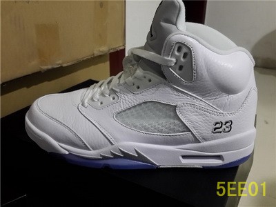 Air Jordan V White Metallic-004