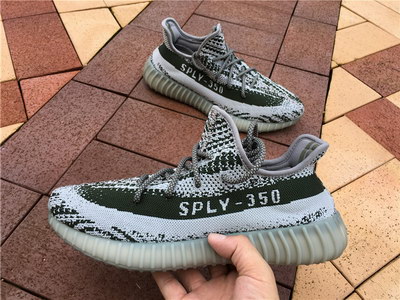 authentic ad*s Y**zy 350 boost v2 all grey-004