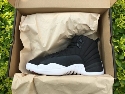 Air Jordan 12 Black Nylon-013