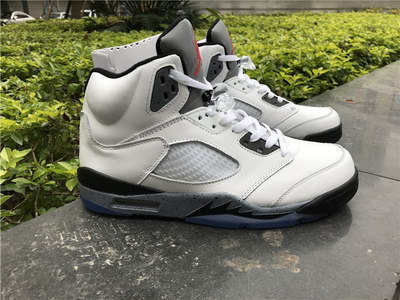 Air Jordan 5 White Cement