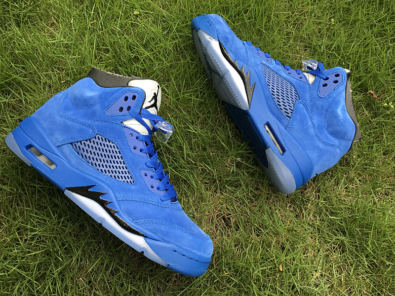 Air Jordan 5 Retro Blue Suede